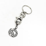Globe Keychain, World Traveler Gift, Geography Lover Gift, Love To Travel, Going On A Trip, Globe Charm, Earth Charm, Globe Traveller Gift