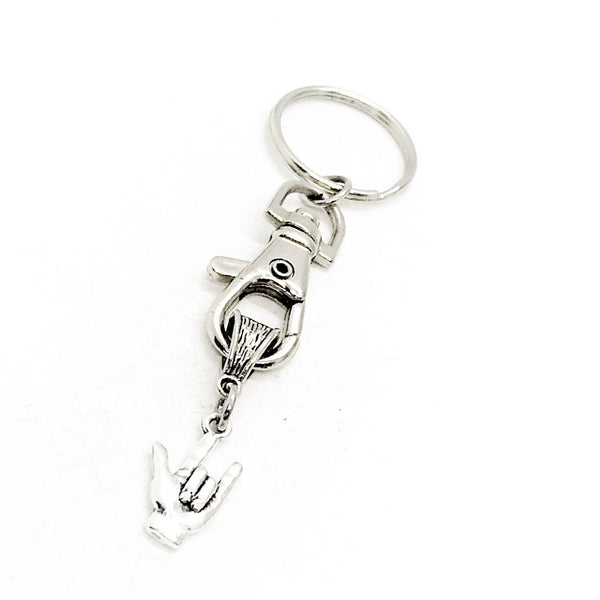 I Love You Gift, I Love You Keychain, Love Sign Language Gift, Love Sign Language Gift, Charm Keychain, Love Always, Son Gift, Daughter Gift