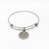 Faith Gift, When I Am Afraid, I Put My Trust In You Bracelet, Psalm 56 3, Faith Jewelry, Christian Gift, Faith Quote, Gift For Her