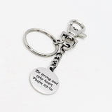 Faith Gifts, Be Strong And Take Heart Keychain, Psalm 29 14, Faith Quotes, Christian Gifts, Christian Quotes, Scripture Keychain