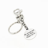 Faith Gifts, Be Strong And Take Heart Keychain, Psalm 29 14, Faith Quotes, Christian Gifts, Christian Quotes, Scripture Keychain