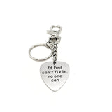 Dad Gift, If Dad Can’t Fix It No One Can Keychain, Dad Birthday Gift, Dad Love Gift, New Dad Gift, Dad Announcement, Gift For Dad