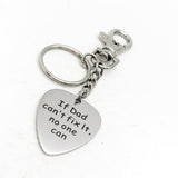 Dad Gift, If Dad Can’t Fix It No One Can Keychain, Dad Birthday Gift, Dad Love Gift, New Dad Gift, Dad Announcement, Gift For Dad