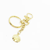 Baseball Mom Gift, Baseball Player Keychain, Softball Mom Gift, Softball Player Keychain, Baseball Player Gift, Goldtone Baseball Keychain