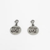 Clip On Charm, Mask Chain Charms, Nursing Is A Work Of Heart, Nurse Charm, Nurse Gift, Nursing Gifts, Nurse Mask Charm, Single Charm or Set