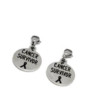 Clip On Charm, Mask Chain Charms, Cancer Survivor Charm, Face Mask Charm, Cancer Survivor Gift, Single Charm or Set of Charms