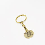 Scripture Gift, Rejoice In Hope Keychain, Romans 12 12, Christian Gift, Scripture Quote, Baptism Gift, Believer Gift, Faith Quote