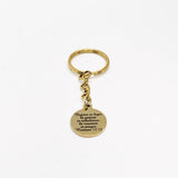 Scripture Gift, Rejoice In Hope Keychain, Romans 12 12, Christian Gift, Scripture Quote, Baptism Gift, Believer Gift, Faith Quote