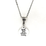 Real Girls Love Hockey Necklace, Hockey Lover Gift, Hockey Girlfriend, Hockey Fan Necklace, Hockey Jewelry, Hockey Mom Gift