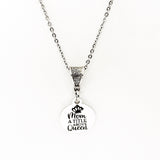 Mom Gift, Mom A Title Above Queen Necklace, Mom Jewelry, Mom Necklace, Wife Gift, New Mom Gift, Mothers Day Gift, Mom Birthday Gift,