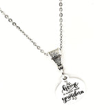 Grandma Gift, Home Is Where Your Grandma Is Necklace, Grandma Necklace, New Grandmother Gift, Grandmother Jewelry, Gift For Grandmother