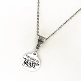 Wife Gift, You Make Me Brave Necklace, Love Gift, Daughter Gift, Gift For Her, Encourager Gift, Mom Gift, Gift For Mom, Wife Jewelry Gift