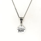 Wife Gift, You Make Me Brave Necklace, Love Gift, Daughter Gift, Gift For Her, Encourager Gift, Mom Gift, Gift For Mom, Wife Jewelry Gift