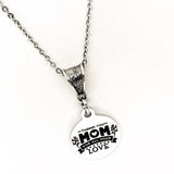 Mom Gift, Thank You Mom For All Your Love Necklace, Gift For Mom, Mothers Day Gift, Mom Birthday, Mother Of the Bride , Mother of the Groom