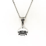 Mom Gift, Thank You Mom For All Your Love Necklace, Gift For Mom, Mothers Day Gift, Mom Birthday, Mother Of the Bride , Mother of the Groom