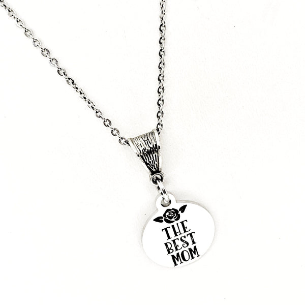 Mom Gift, The Best Mom Necklace, Gift For Mom, Mom of the Bride, Gift For Wife, Wife Jewelry, Mom Jewelry, Mom Birthday, Mothers Day