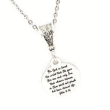 Scripture Gift, For God So Loved The World Necklace, John 3 16 Charm, Salvation Verse, Baptism Gift, Faith Gift, Faith Quote, Bible Verse