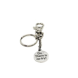 Motivating Gift, Do There Is No Try Keychain, Motivating Quote, Encouragement Gift, Encouraging Gift, Encouraging Quotes, Motivating Her