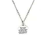 Write Down The Vision Necklace, Affirmation Jewelry, Attraction Jewelry, Vision Board Jewelry, Scripture Gifts, Habakkuk 2 2