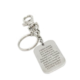 Spouse Gift, I Love You Keychain, Wife Gift, Husband Gift, Anniversary Gift, Wedding Gift, I Can’t Live Without You, Wife Keychain