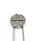 Friend Bookmark, Best Friend Bookmark, I Love You To The Moon And Back, Friend Gift, Reader Gift, Book Club Gift, Friend Birthday