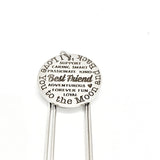 Friend Bookmark, Best Friend Bookmark, I Love You To The Moon And Back, Friend Gift, Reader Gift, Book Club Gift, Friend Birthday