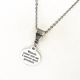 Watch Over Me As I Serve And Protect Necklace, Police Officer Necklace, Fire Fighter Necklace, Nurse Necklace, Gift For Her, Police Gift
