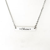 Faith Jewelry, Chosen Necklace, Love Gift, Adoption Gift, Affirmation Jewelry, Affirmation Words, Baptism Gift, Christian Jewelry