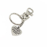 Memorial Gift, I Can Hear Angel Wings Keychain, Loss Of Loved One, I Remember You, Never Forgotten, Death of Loved One, Sympathy Gift