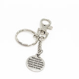 Love Gift, Whoever Does Not Love Does Not Know God Keychain, God Is Love Keychain, Christian Gift, Faith Gift, Christian Keychain