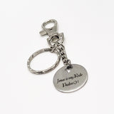 Scripture Gift, Jesus Is My Rock Keychain, Scripture Keychain, Psalm 91, Charm Keychain, Christian Gift, Scripture Charm