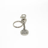 Scripture Gift, Run And Not Grow Weary Walk And Not Faint Keychain, Scripture Keychain, Isaiah 40 31, Charm Keychain, Christian Gift