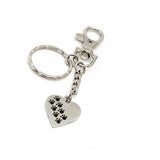 Pet Lover Gift, Paw Prints On My Heart Keychain, Dog Lover Gift, Cat Lover Gift, Dog Owner Gift, Cat Owner Gift, Loss of Pet Gift