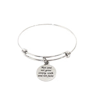 Scripture Gift, Run And Not Grow Weary, Walk And Not Faint Bracelet, Isaiah 40 31, Christian Charm, Faith Gift, Scripture Quote, Bible Verse