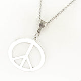Peace Jewelry, Peace Symbol Necklace, Gift For Her, Peace Gifts, Peace Symbol, Peace Pendant