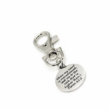 Scripture Gift, When My Heart Is Overwhelmed Lead Me To The Rock That Is Higher Than I Charm, Psalm 61 2, Sympathy Gift, Faith Gift