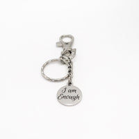 Affirmation Gifts, I Am Enough Keychain, Encouragement Gift, Affirmation Quote, Gift For Her, Motivating Quote, Motivational Gift