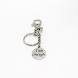 Affirmation Gifts, I Am Enough Keychain, Encouragement Gift, Affirmation Quote, Gift For Her, Motivating Quote, Motivational Gift