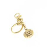 Thankful Grateful Blessed Keychain, Thankful For You, Clip On Keychain, Keychain Gift, Positivity Gift, Positive Mindset, Focus On Positive
