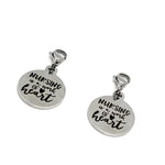 Clip On Charm, Mask Chain Charms, Nursing Is A Work Of Heart, Nurse Charm, Nurse Gift, Nursing Gifts, Nurse Mask Charm, Single Charm or Set