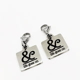 Clip On Charm, Mask Chain Charms, And Life Goes On Mask Charm, Positivity Gift, Encouragement Gift, Single Charm or Set of Charms