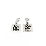Clip On Charm, Mask Chain Charms, And Life Goes On Mask Charm, Positivity Gift, Encouragement Gift, Single Charm or Set of Charms