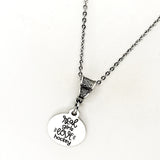 Real Girls Love Hockey Necklace, Hockey Lover Gift, Hockey Girlfriend, Hockey Fan Necklace, Hockey Jewelry, Hockey Mom Gift