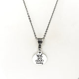 Real Girls Love Hockey Necklace, Hockey Lover Gift, Hockey Girlfriend, Hockey Fan Necklace, Hockey Jewelry, Hockey Mom Gift