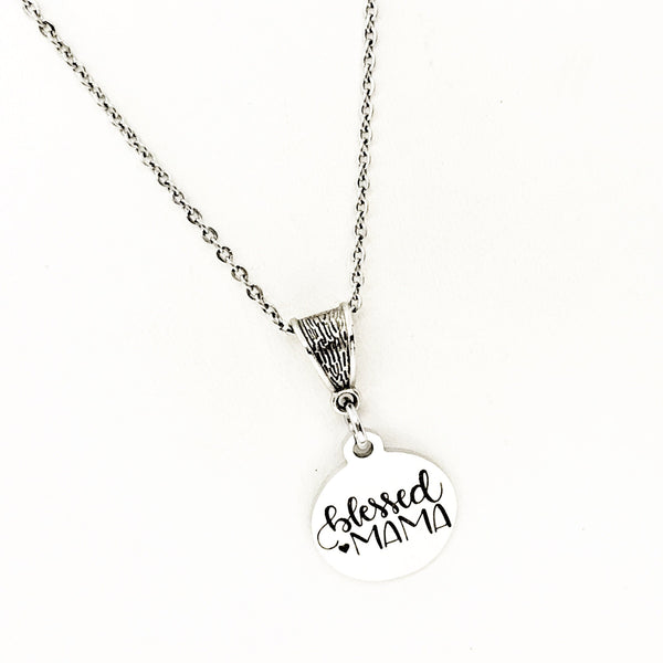 Mom Gift, Blessed Mom Necklace, Gift For Mom, New Mama, Gift For Her, Wife Gift, New Mom Gift, New Mama, Baby Shower Gift, Daughter Gift