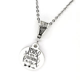 Jesus Saved Southern Raised Necklace, Christian Woman Gift, Southern Woman Gift, Jewelry Gift, Wife Gift, Daughter Gift, Gift For Her