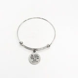 Scripture Gift, Be Still And Know That I Am God Bracelet, Psalm 46 10 Charm, Charm Bangle, Scripture Quote, Daughter Gift, Faith Gift