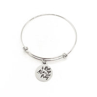 Faith Gift, Rise Up And Pray Bracelet, Charm Bangle, Christian Gift, Prayer Gift, Prayer Partner Gift, Gift For Her, Affirmation Gift