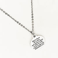 Write Down The Vision Necklace, Affirmation Jewelry, Attraction Jewelry, Vision Board Jewelry, Scripture Gifts, Habakkuk 2 2