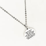 Write Down The Vision Necklace, Affirmation Jewelry, Attraction Jewelry, Vision Board Jewelry, Scripture Gifts, Habakkuk 2 2